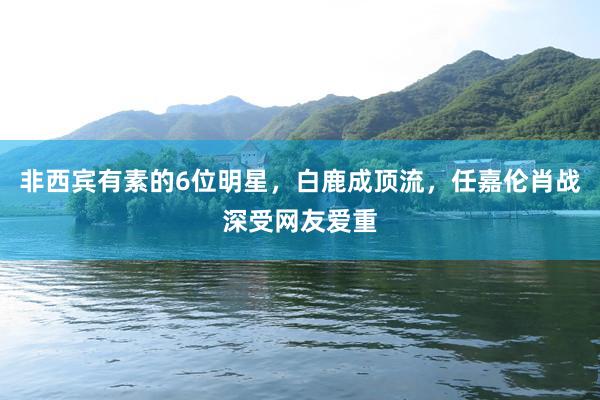 非西宾有素的6位明星，白鹿成顶流，任嘉伦肖战深受网友爱重